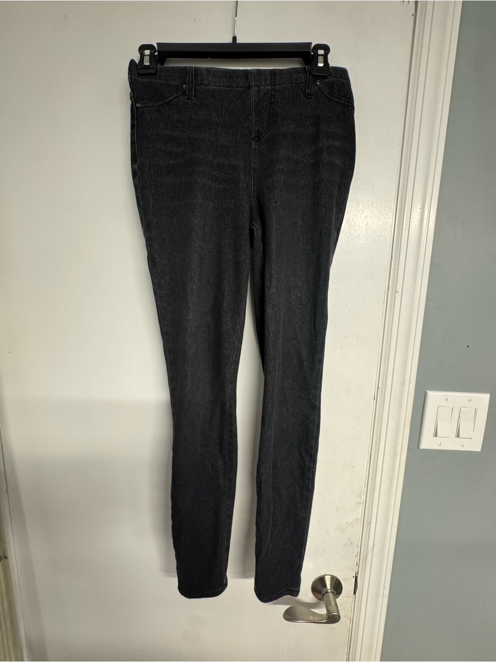 Time and Tru Black Denim Leggings